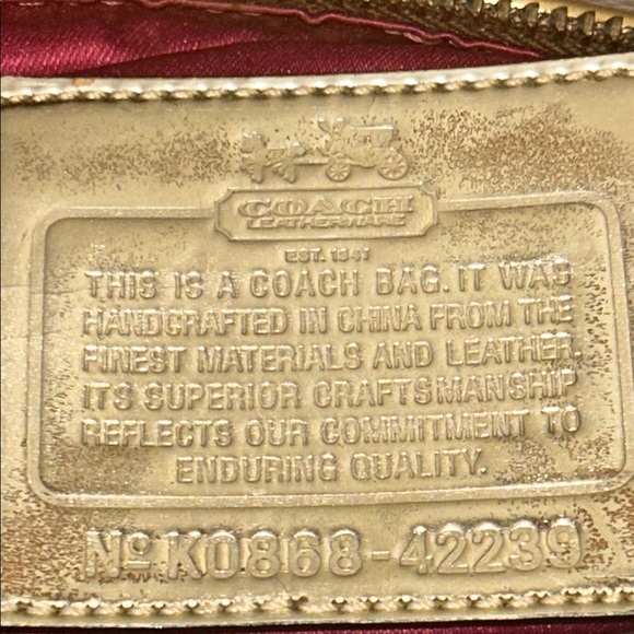 Coach Tattersall Graffiti Swingpack Crossbody Bag - Picture 8 of 9